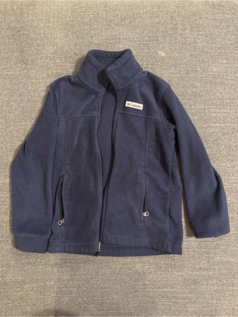 Columbia Kids Navy Fleece Jacket - Full Zip